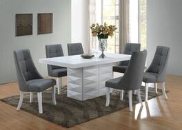 Kings Brand Furniture - Dining Table - White