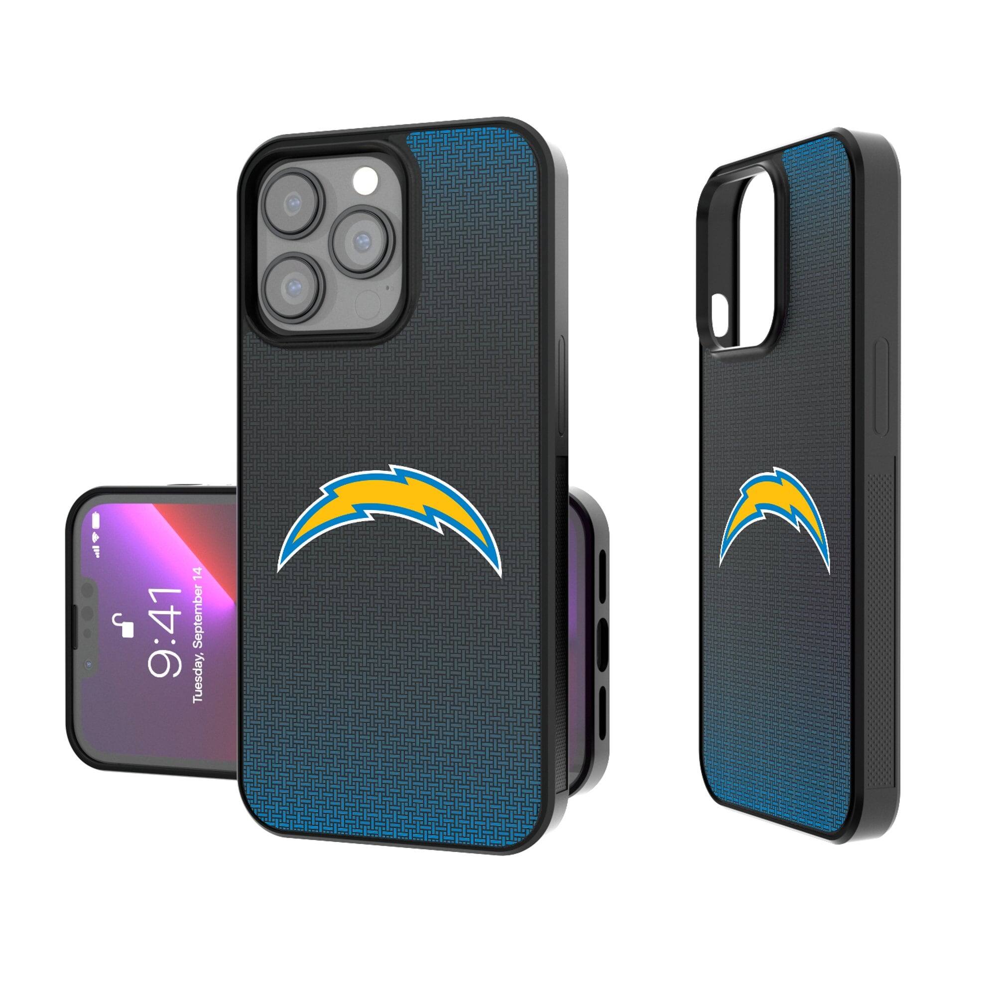 Keyscaper - NFL - Los Angeles Chargers Linen Logo iPhone Bump Case - 14 Pro Max - Black price history on PriceWatchPro