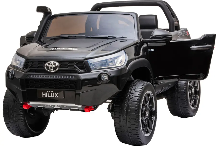 The text on the image reads "Rugged Rucked Lux Toyota Hilux 41001 E."