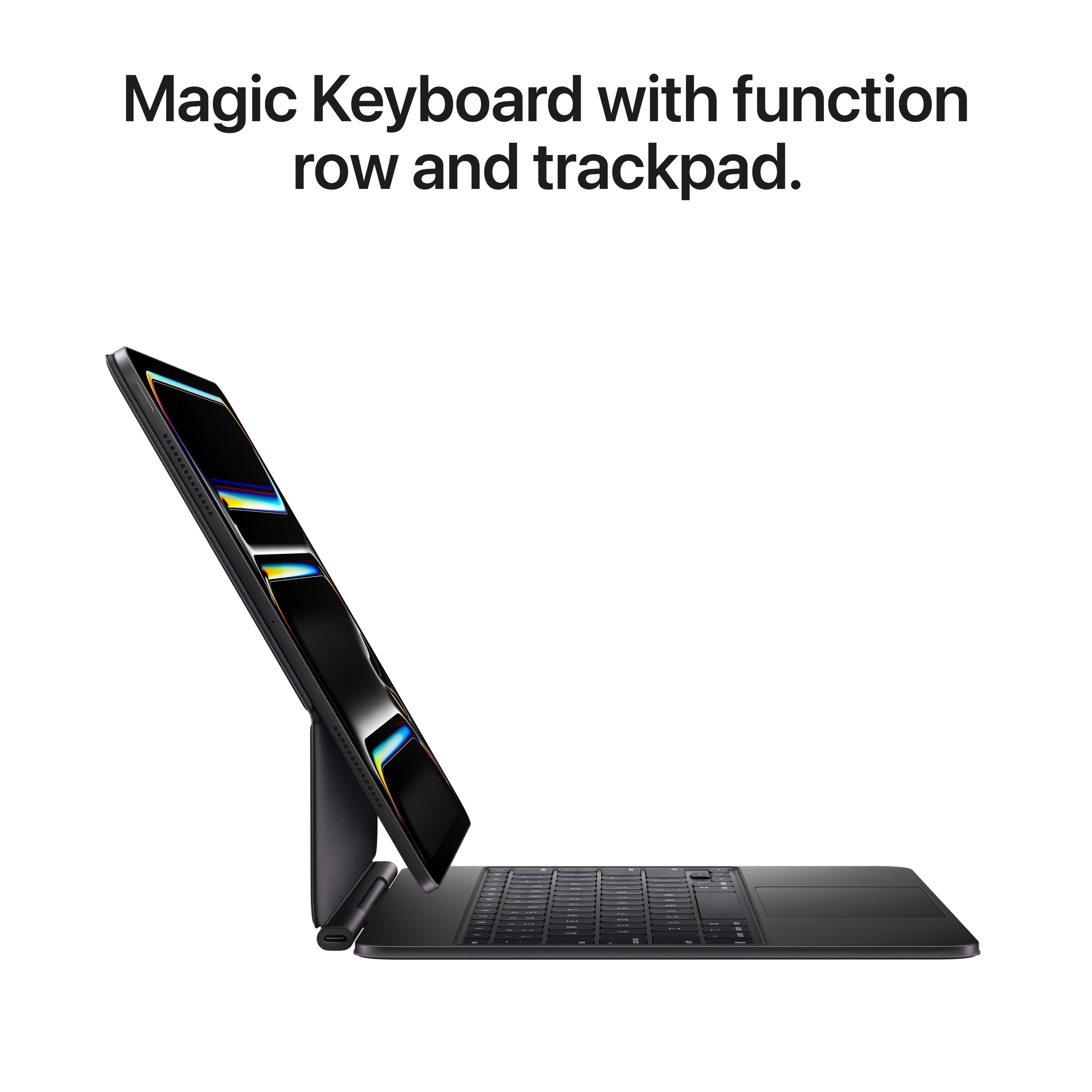 Magic Keyboard with function row and trackpad.