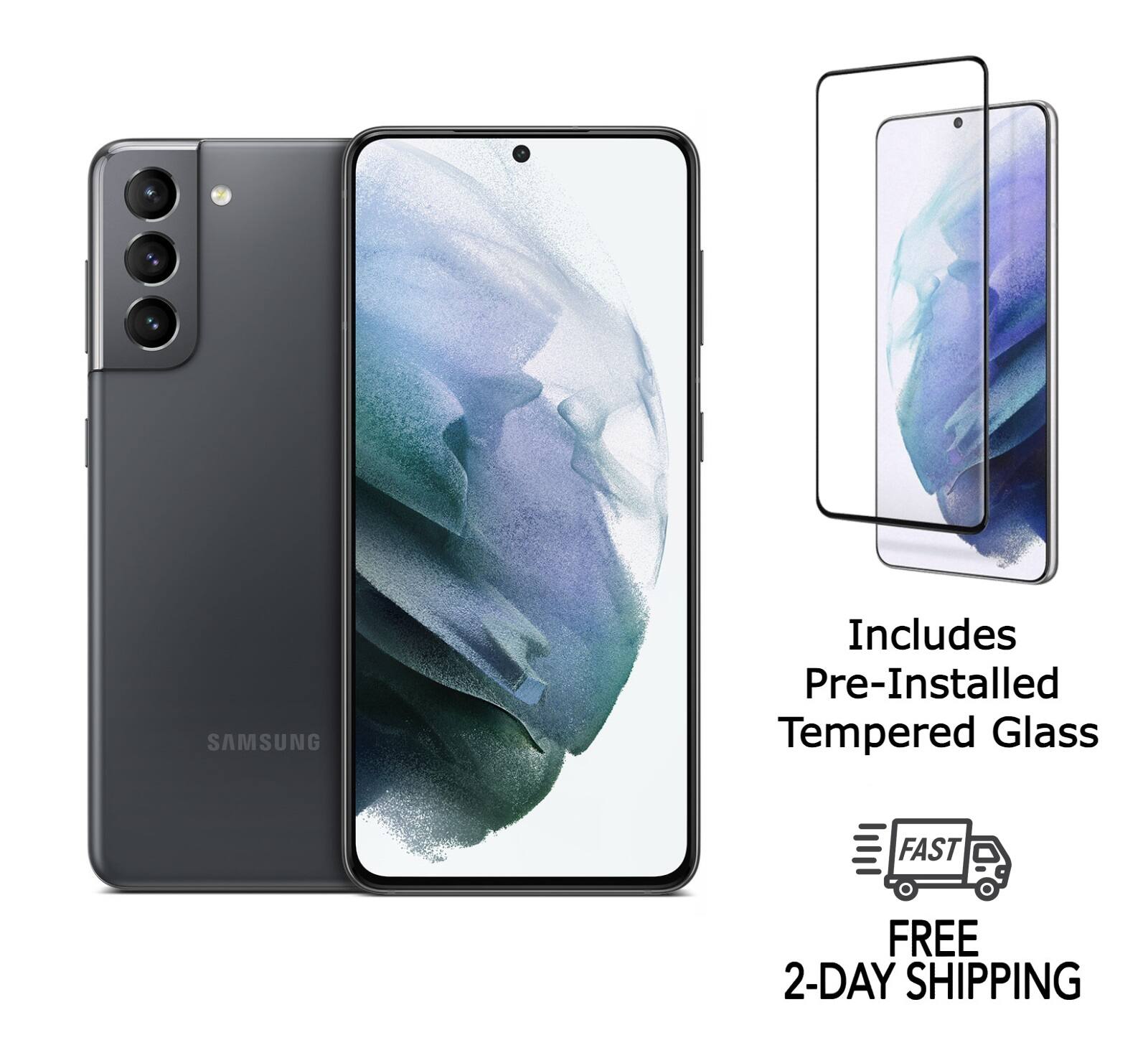 SAMSUNG  
Includes Pre-Installed Tempered Glass  
FAST FREE 2-DAY SHIPPING