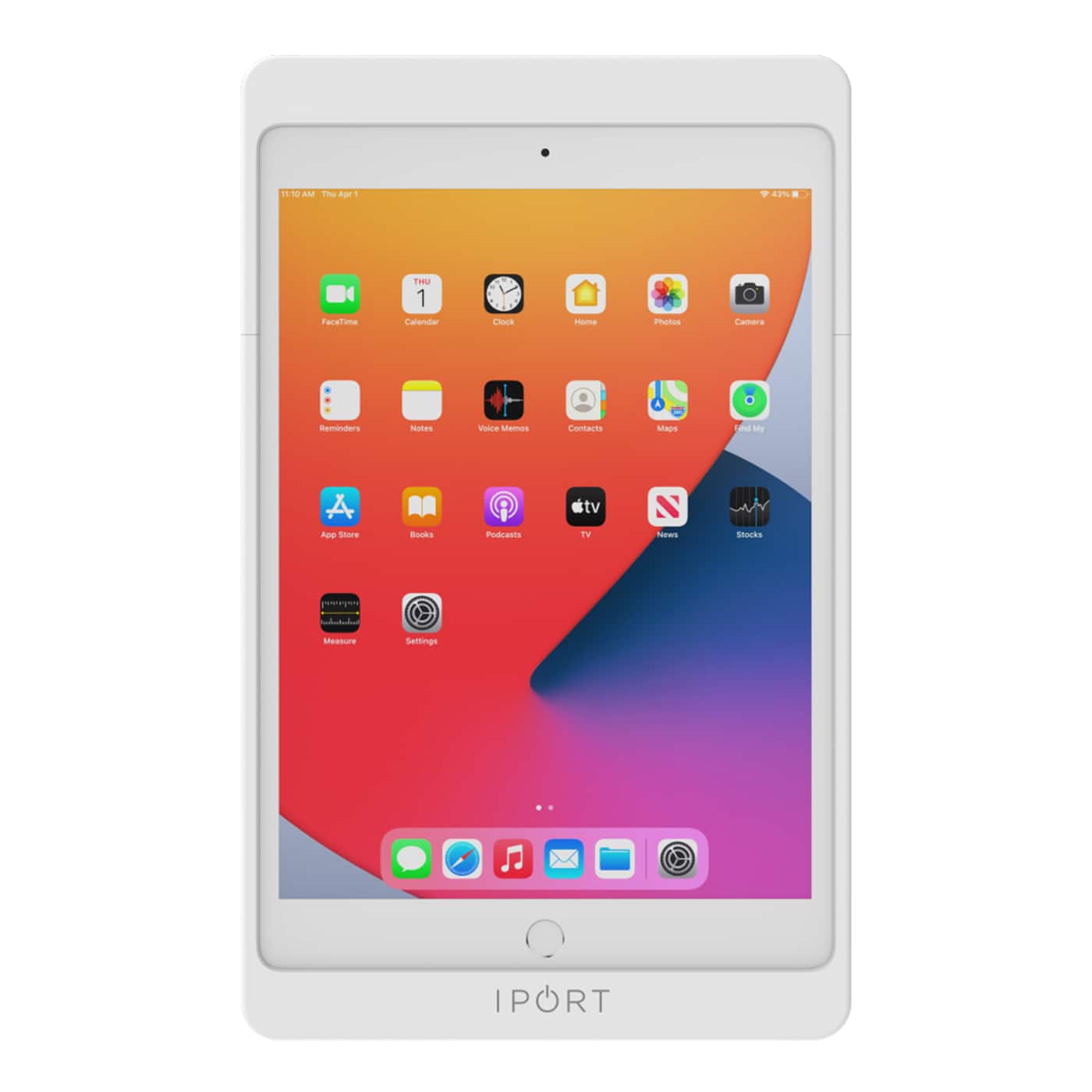 iPort - CONNECT PRO - CASE FOR APPLE IPAD 10.9" (10th Gen) (Each) - White - Front_Zoom