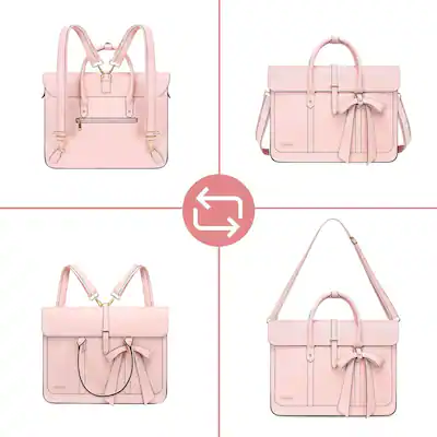 MOSISO Laptop Bag for Women, 13-14 inch, 15-15.6 inch PU Leather Laptop Shoulder Bag Convertible Backpack, 16 inch,PU Leather Laptop Shoulder Bag MOSISO Laptop Bag for Women, 13-14 inch, 15-15.6 inch PU Leather Laptop Shoulder Bag Convertible Backpack, 16 inch,PU Leather Laptop Shoulder Bag