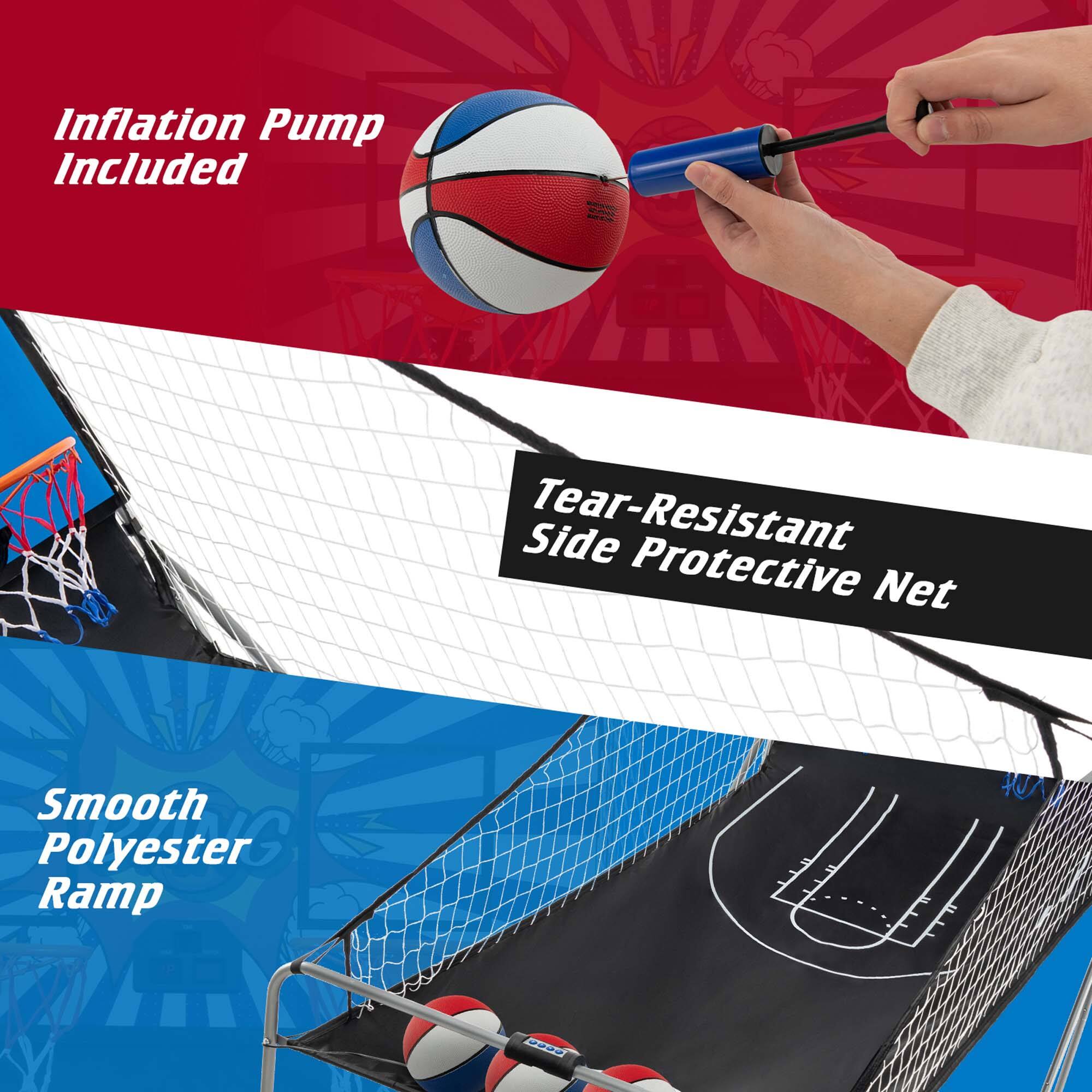 Inflation Pump Included - NEL Side Tear-Resistant Protective Net Smooth Polyester Ramp
