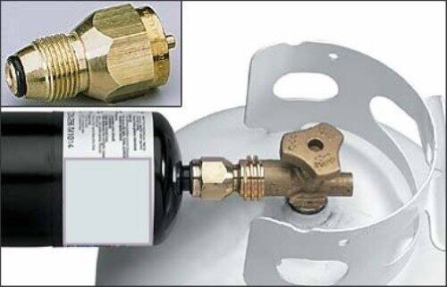 Angle. Mr. Heater - Mr. Heater Brass Propane Tank Refill Adapter.