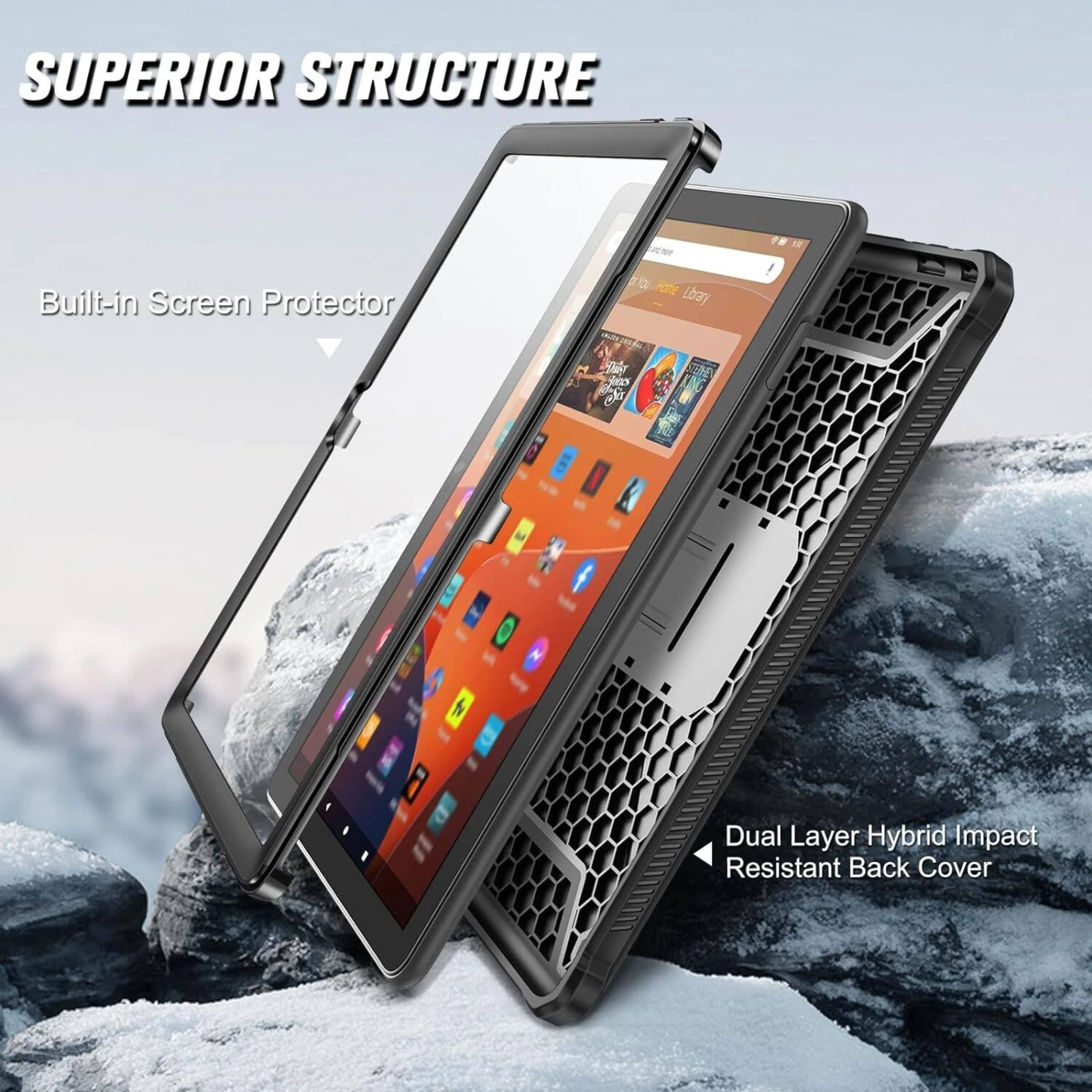 SUPERIOR STRUCTURE  
Built-in Screen Protector  
Dual Layer Hybrid Impact Resistant Back Cover