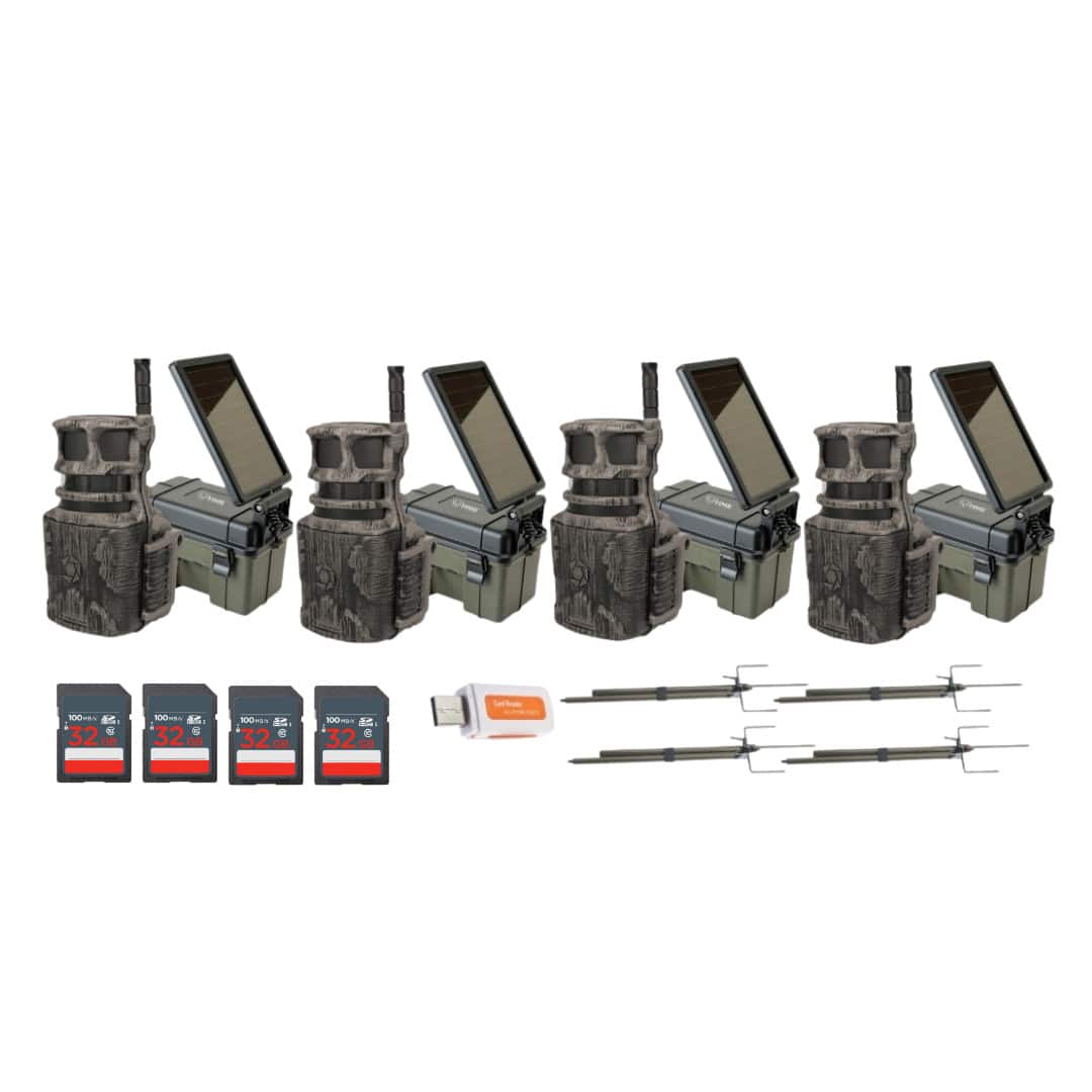 Stealth Cam - Revolver 40MP Cellular Camera with Solar Battery Bundle (4-Pack) price history on PriceWatchPro