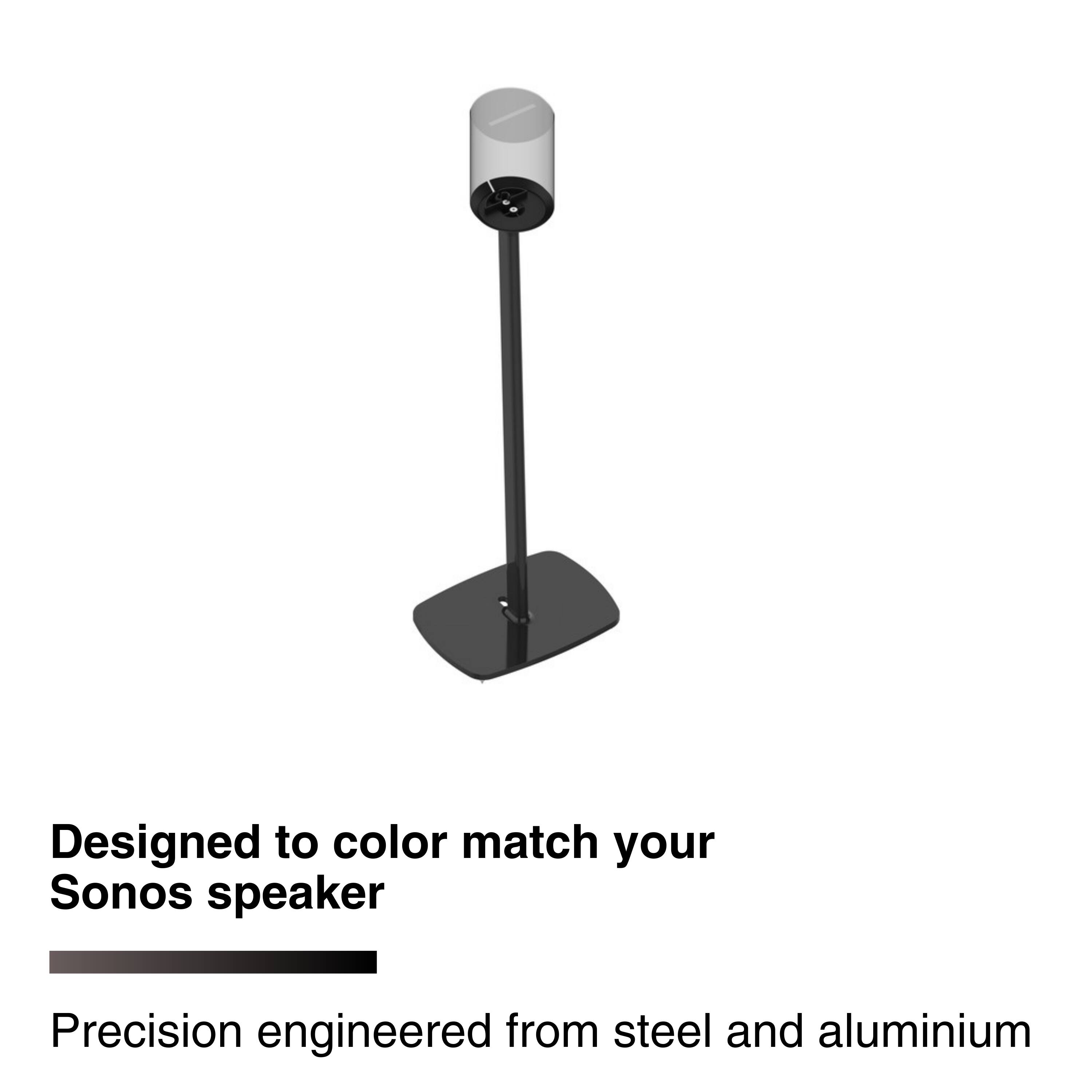 Designed to color match your Sonos speaker

Precision engineered from steel and aluminium