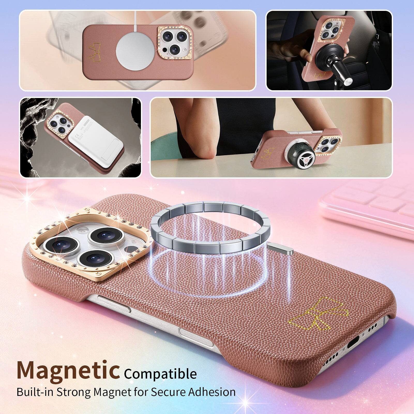 Magnetic Compatible  
Built-in Strong Magnet for Secure Adhesion