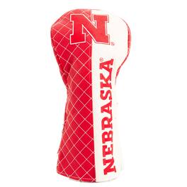 Team Golf - Nebraska Huskers Striped Quilted Driver Headcover - Multicolor