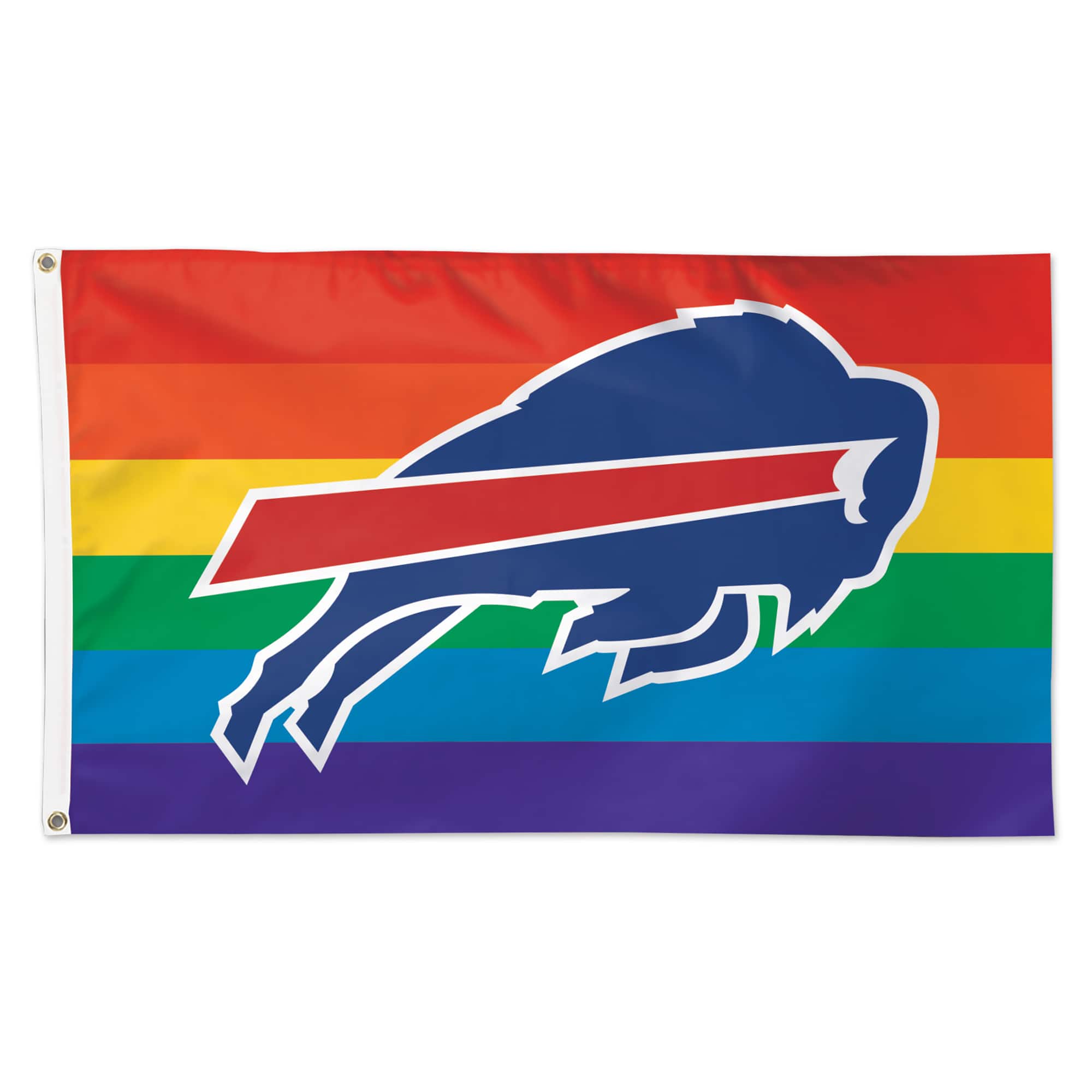 WinCraft - Buffalo Bills 3' x 5' Pride 1-Sided Deluxe Flag - Multicolor