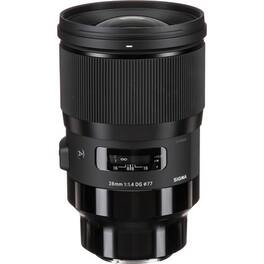 Sigma - 28mm f/1.4 DG HSM Art Lens for Sony E - Black