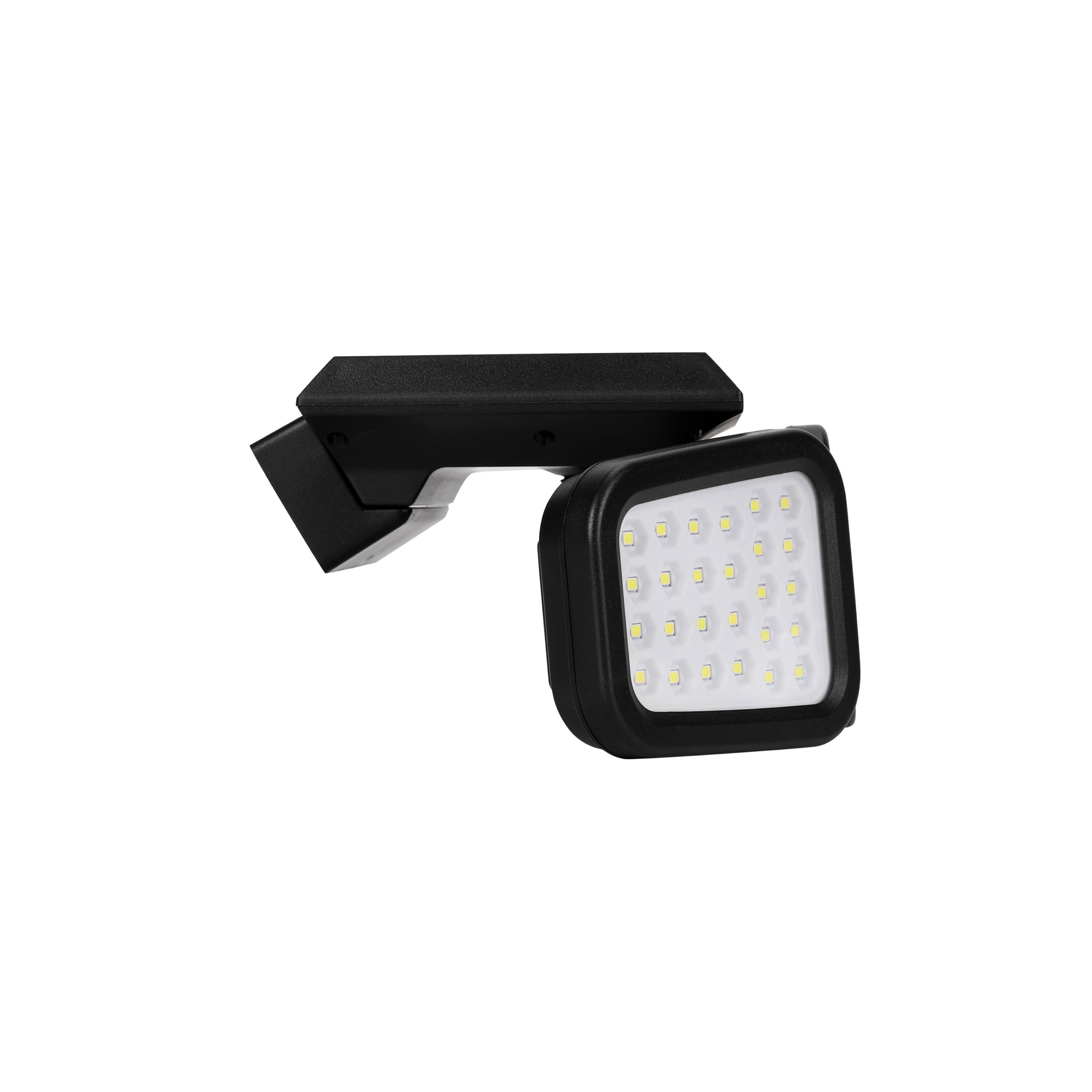 Alt View 6. Techko Maid - Solar Security Flood Light with Motion Sensor - Black.