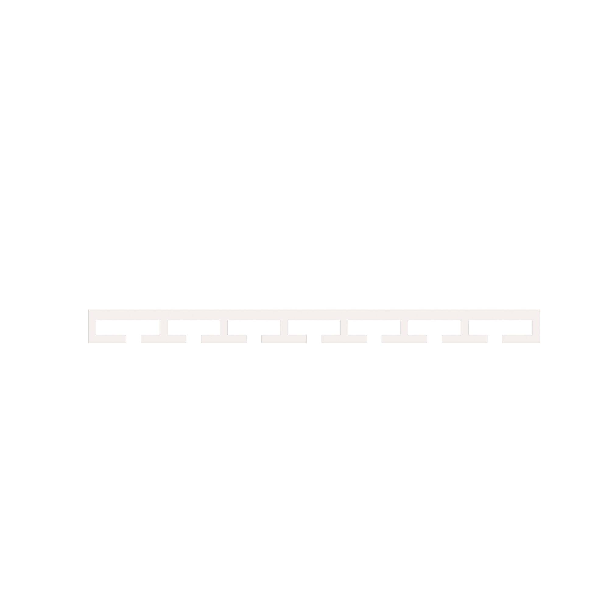Alt View 1. Boyel Living - 30-in W x 1.5-in H x 12-in D Shaker Stemware Glass Holder Cabinet Accessory - Glacier White.