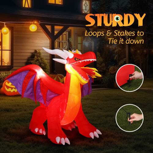 STURDY Loops & Stakes to Tie it down