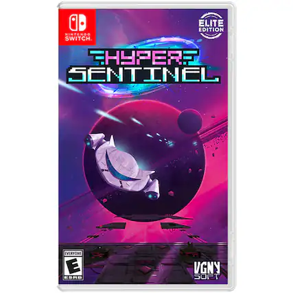 ELITE EDITION
NINTENDO SWITCH
HYPER SENTINEL
EVERYONE E ESRB
VGNY SOFT - T (Teen 13+)