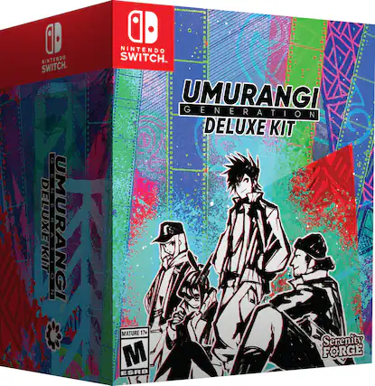 Nintendo Switch. Umurangi Generation Deluxe Kit. Mature 17+. Serenity Forge. ESRB. - M (Mature 17+)