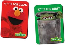 NMR Distribution - Sesame Street Elmo and Oscar The Grouch Double Sided Dishwasher Magnet - Red
