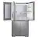 Alt View 14. Samsung - 23 cu. ft. 4-Door Flex Counter Depth Smart Refrigerator with Family Hub - Stainless Steel.