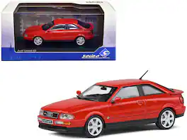 1992 Audi Coupe S2 Lazer 1/43 Diecast Model Car by Solido - Red