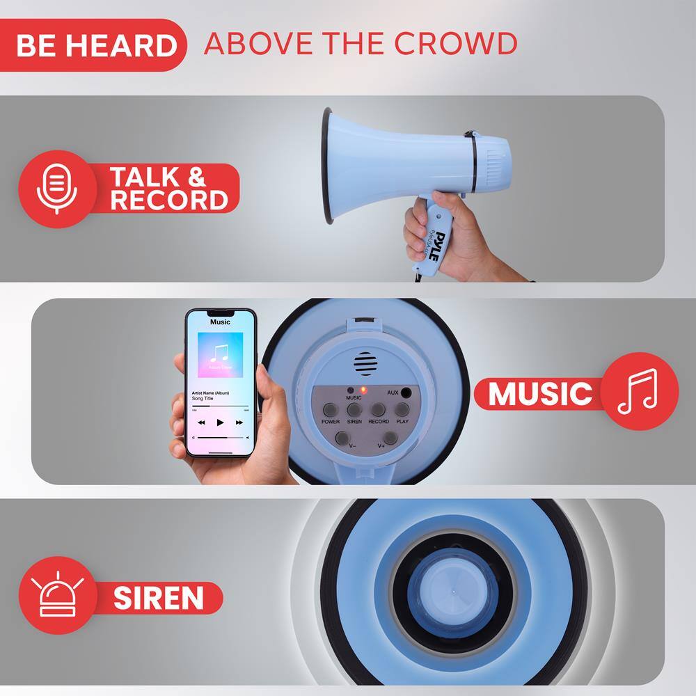 BE HEARD ABOVE THE CROWD

TALK & RECORD

MUSIC

SIREN