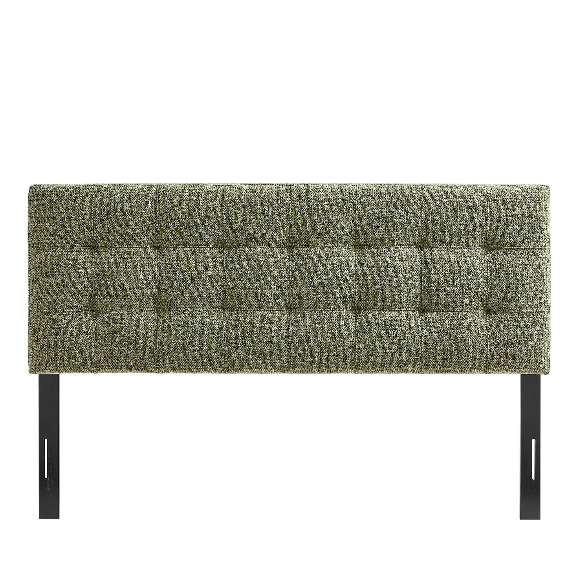 Alt View 3. Modway - Lily Upholstered Fabric Headboard by Modway - Leaf.