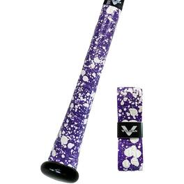 Vulcan - Splatter Series 1.0mm Polymer Bat Grip Tape Wrap - Purple Splatter