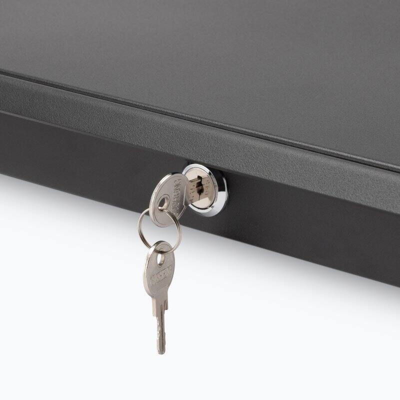 Alt View 7. On Stage Stands - On-Stage Locking Rack Drawer, 1U (RDL1000) - Black.