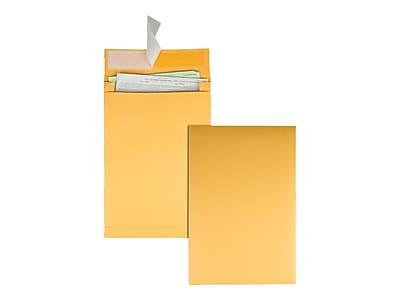 Alt View 2. Quality Park - Self Seal Kraft Catalog Envelopes, 10"L x 13"H, 25/Pack - Brown.
