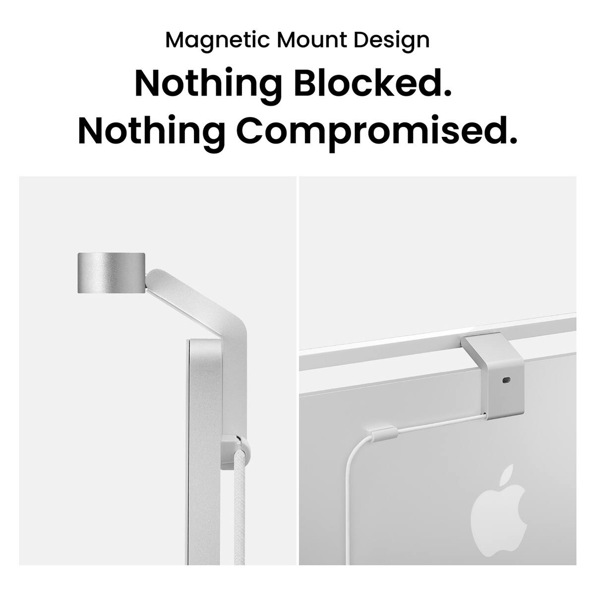 Magnetic Mount Design  
Nothing Blocked.  
Nothing Compromised.