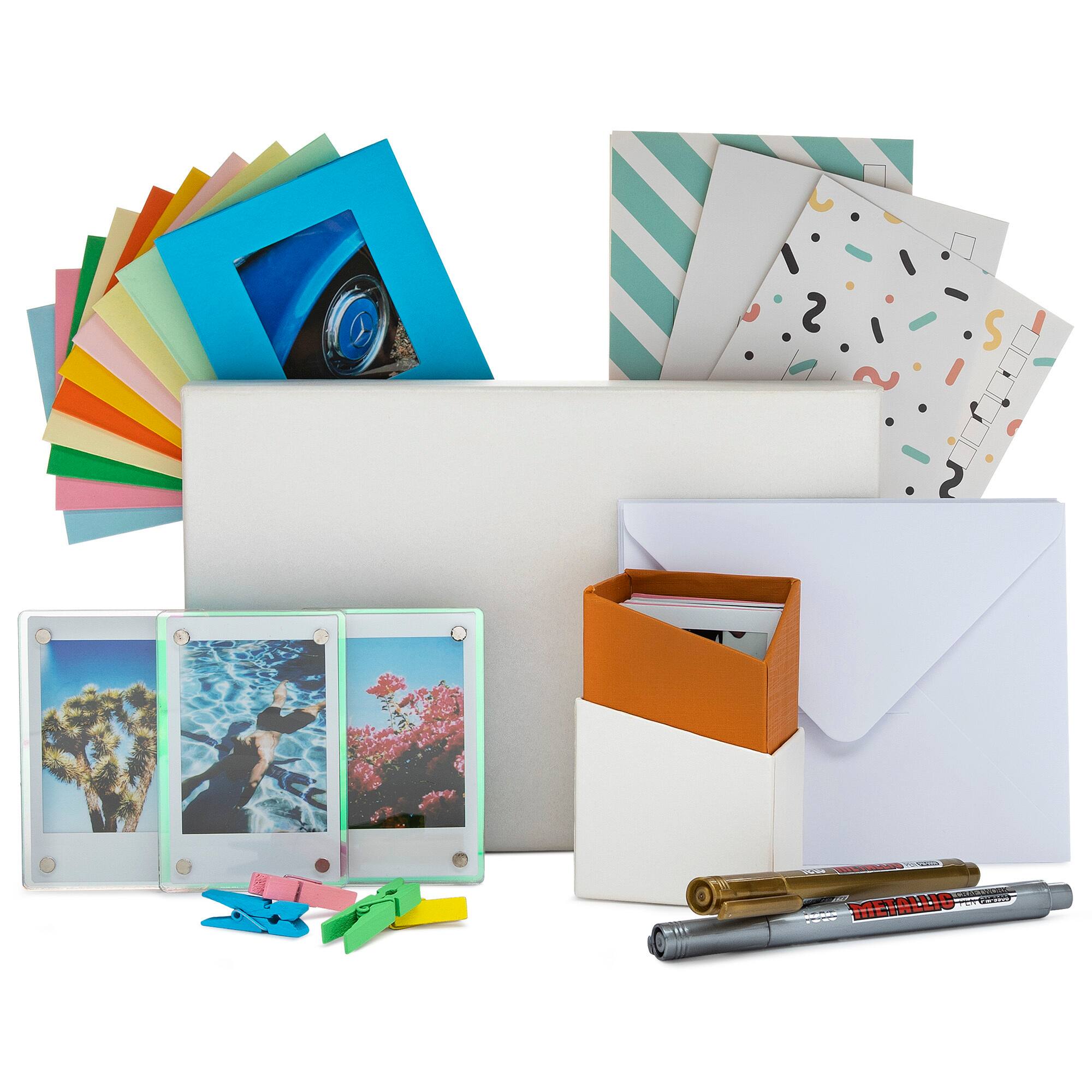 Back. Fujifilm - Instax Square SQ1 Instant Camera (Terracotta Orange) Film Bundle.