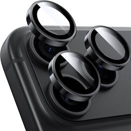 Dteck - For Apple iPhone 18 Pro Camera Lens Protectors, Individual Lens Protectors,9H+ Anti-Scratch Tempered Glass Cover - Black