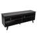 Back. Madesa - Madesa TV Stand with 4 Open Shelves and Cable Management 53"L Media Storage Living Room and Bedroom - Black - Black.