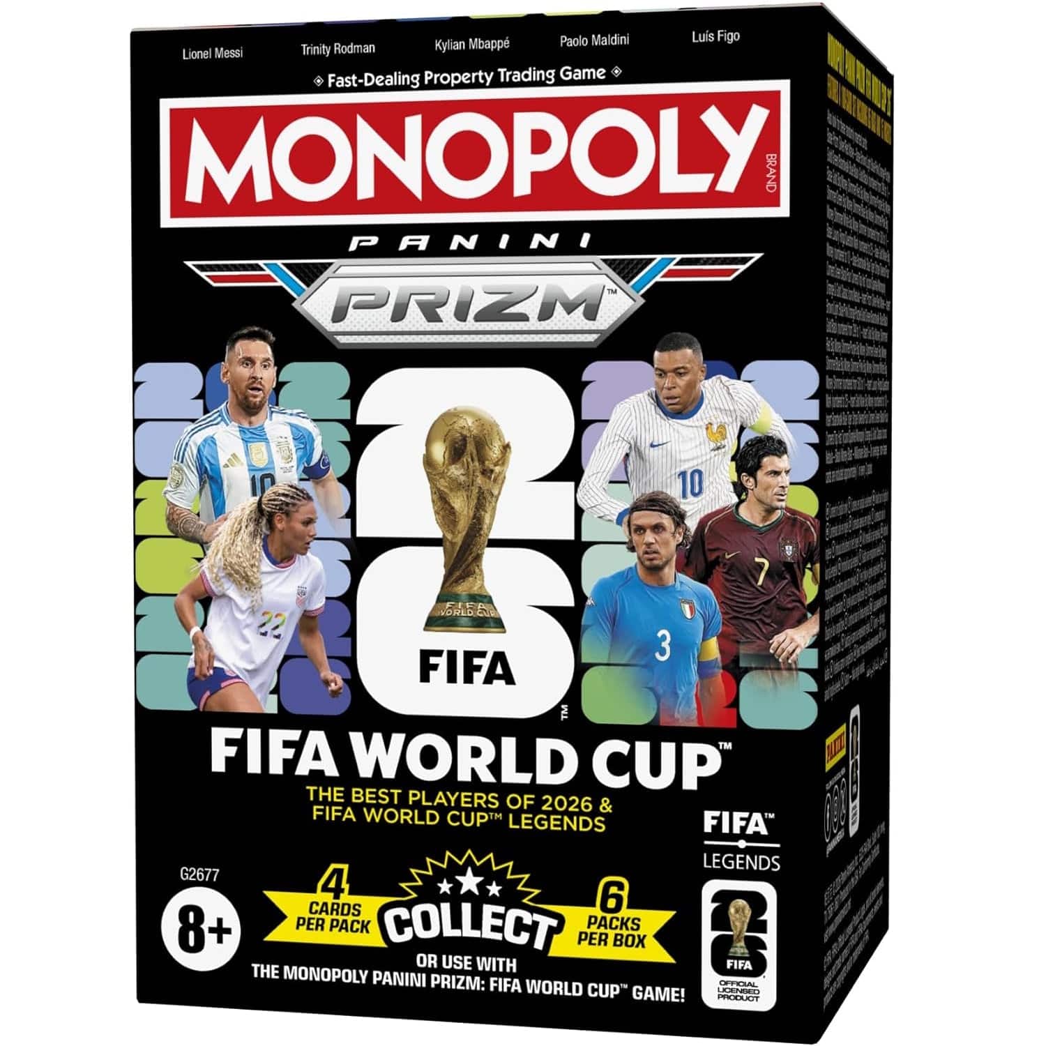 Panini - Monopoly Panini: Prizm FIFA World Cup Soccer Cards (2026) price history on PriceWatchPro