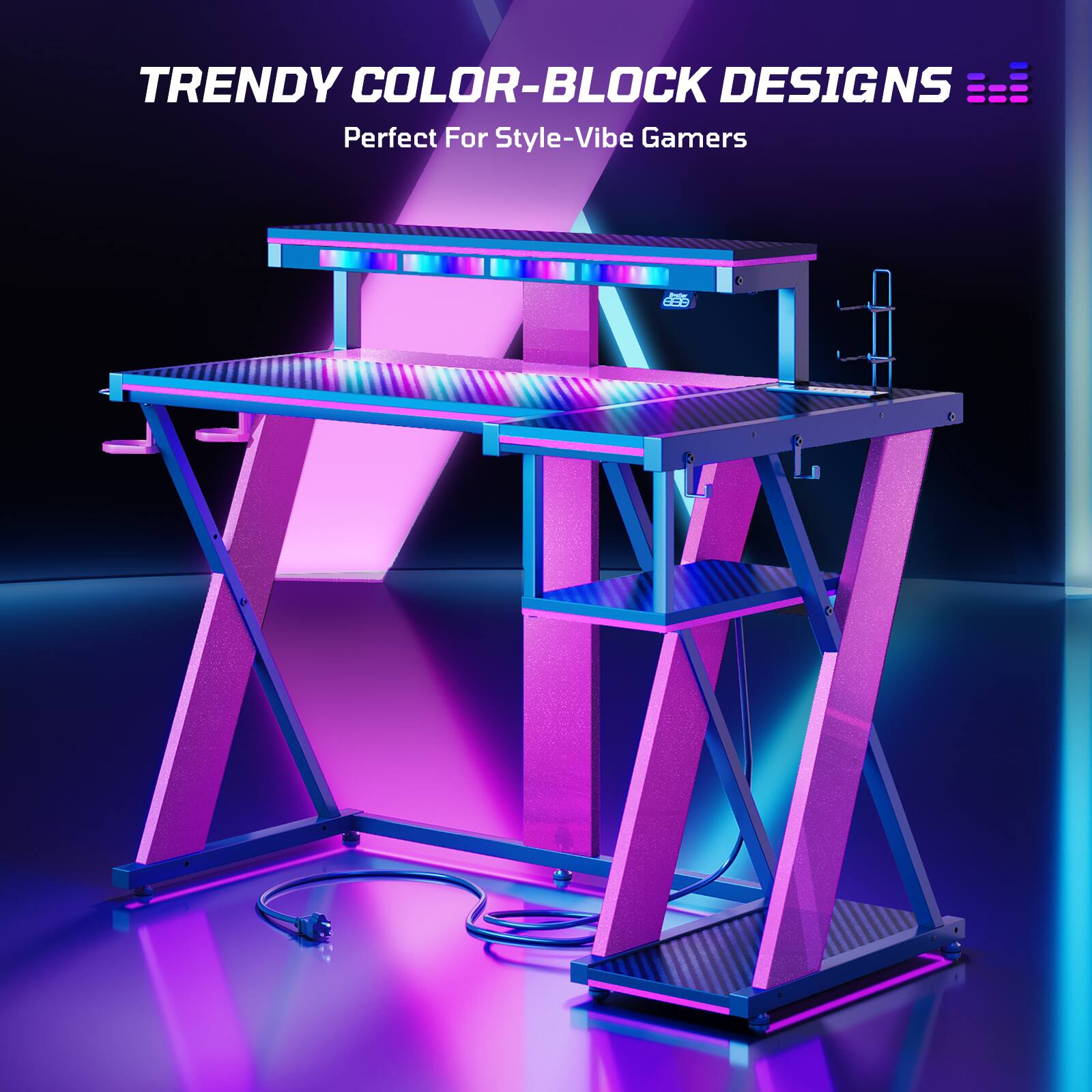 TRENDY COLOR-BLOCK DESIGNS
Perfect For Style-Vibe Gamers