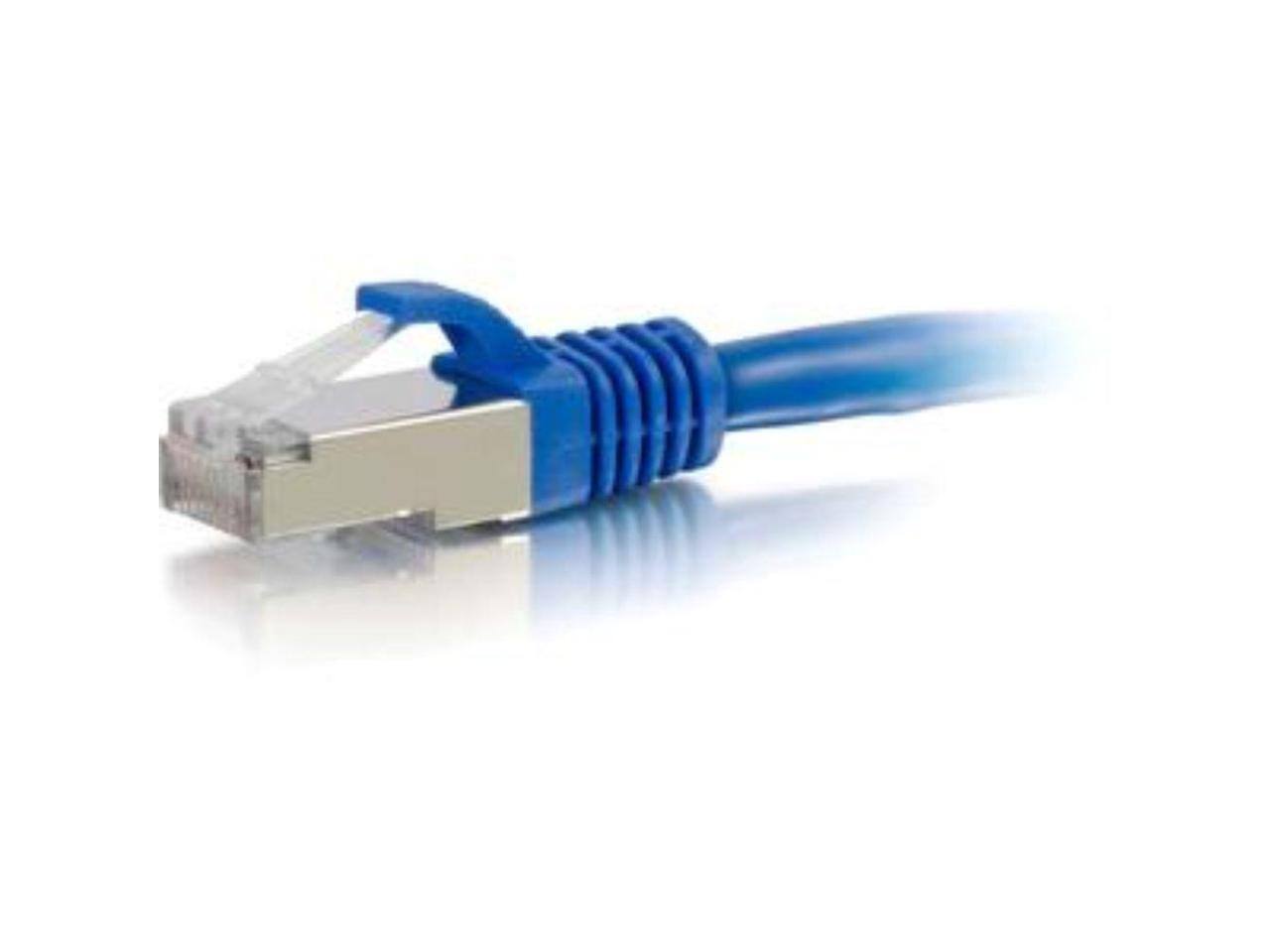 Alt View 4. Cables to Go - C2G 00807 Cat6 Cable - Snagless Shielded Ethernet Network Patch Cable, Blue (35 Feet 10.66 Meters).