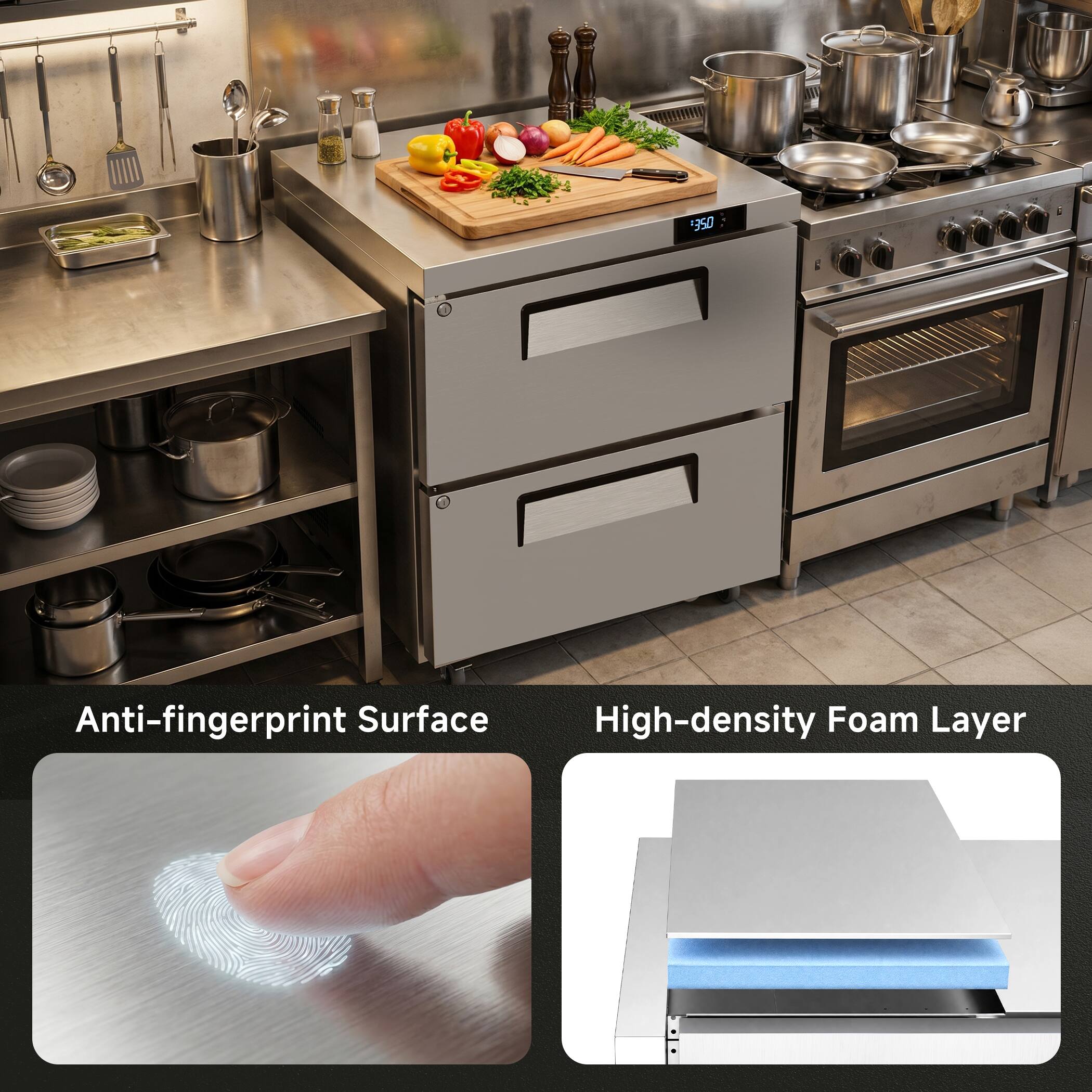 350 Anti-fingerprint Surface High-density Foam Layer