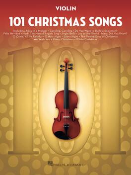 Hal Leonard - 101 Christmas Songs for Violin Instrumental Folio Sheet Music Book (Softcover), 96 Pages