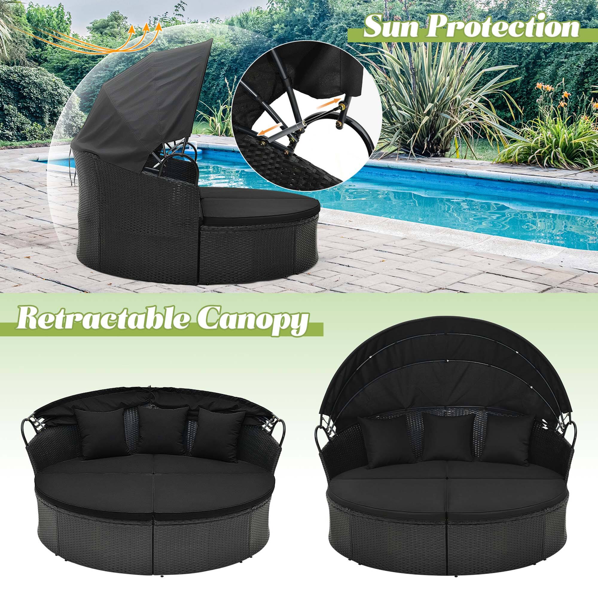 Sun Protection Retractable Canopy