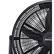 Left. Brentwood - 20" Portable High-Velocity Air-Circulator Floor Fan, 3 Speeds, 5 Blades, 90° Pivoting Head, 60" Cord - Black.