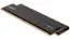 The image features a black memory module, specifically a Crucial DDR5 Pro memory stick. It is a long, rectangular object with a gold connector on one end. The memory stick is placed on a white background, making it stand out prominently.