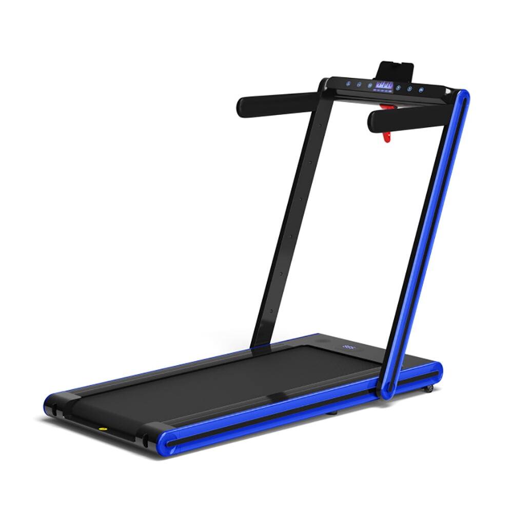 Alt View 2. Kadyn - Treadmill, Electric Treadmill, Walking Jogging Machine,2-in-1 Folding Treadmill with Dual LED Display-Navy - Blue.