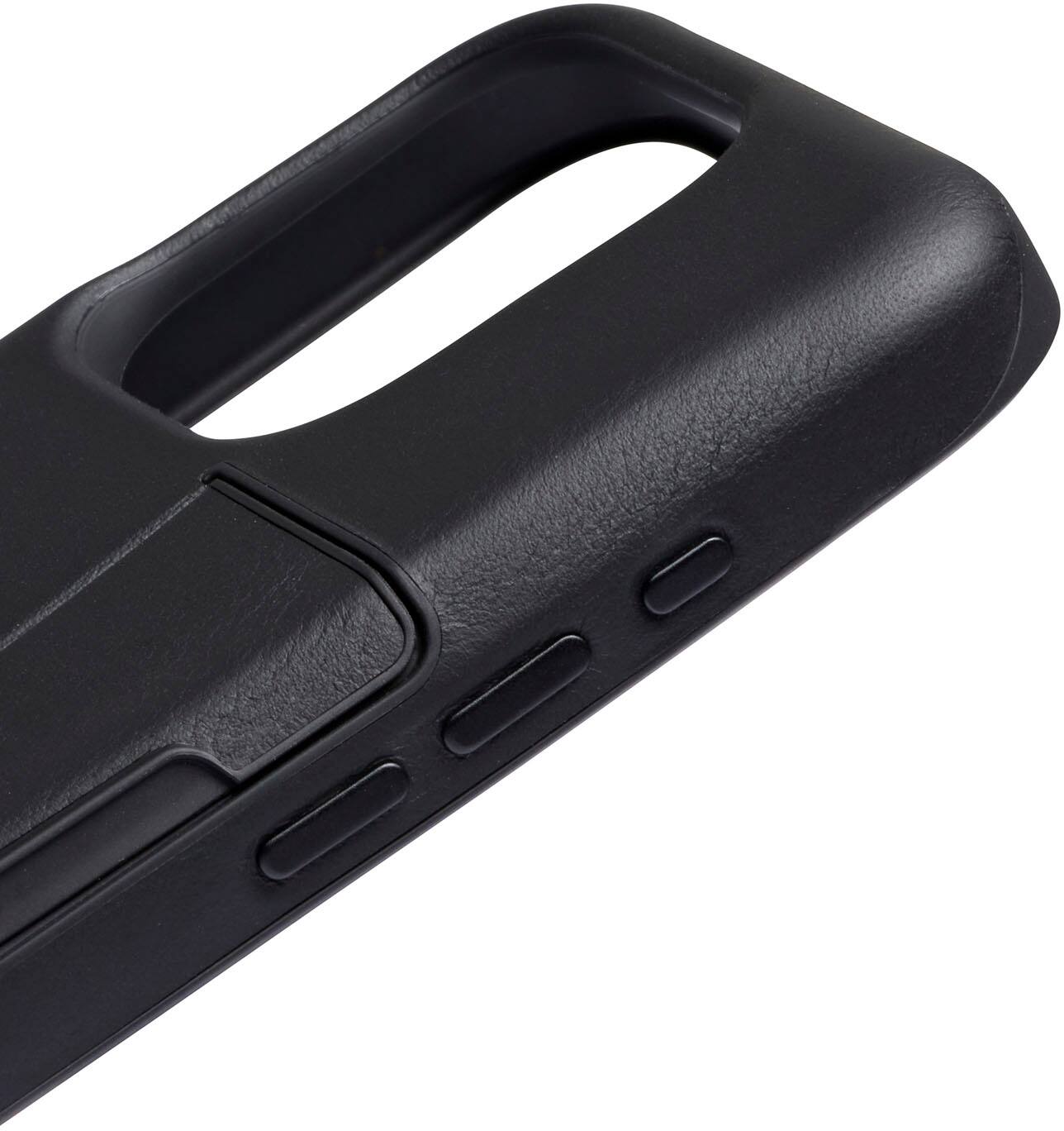 Alt View 2. Bellroy - iPhone 15 Pro Max Leather Phone Case - 3 Card - Black.