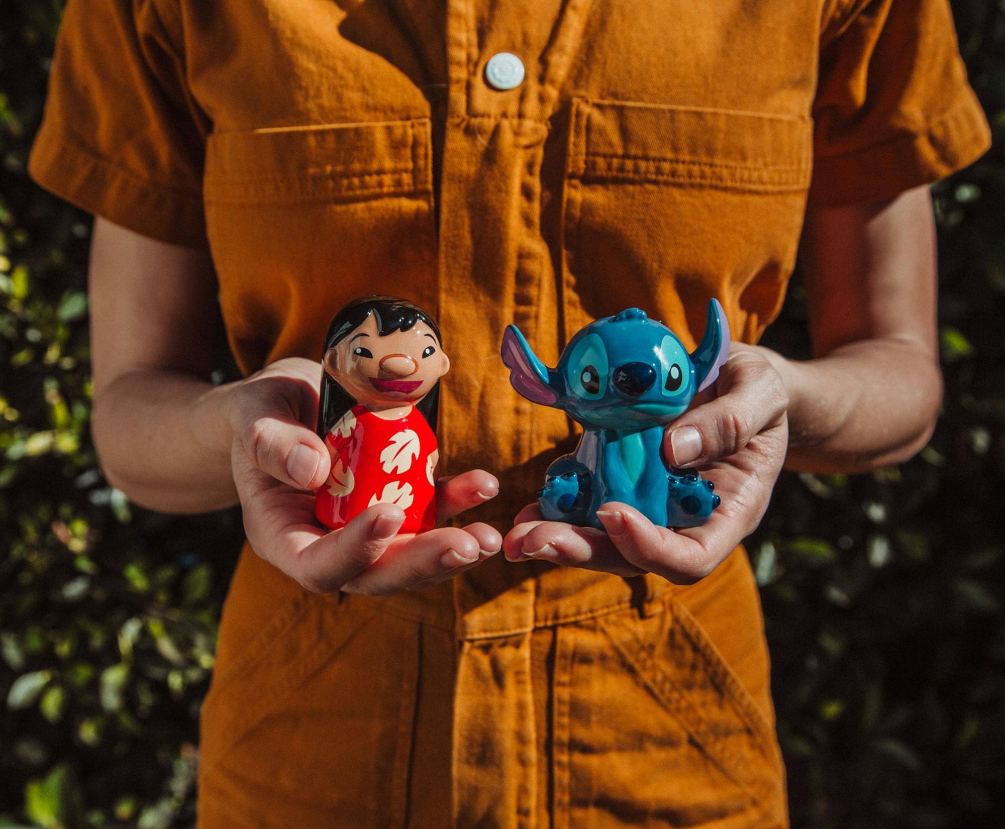 Alt View 4. Silver Buffalo - Disney Lilo & Stitch Ceramic Salt and Pepper Shakers | Set of 2 - Blue.