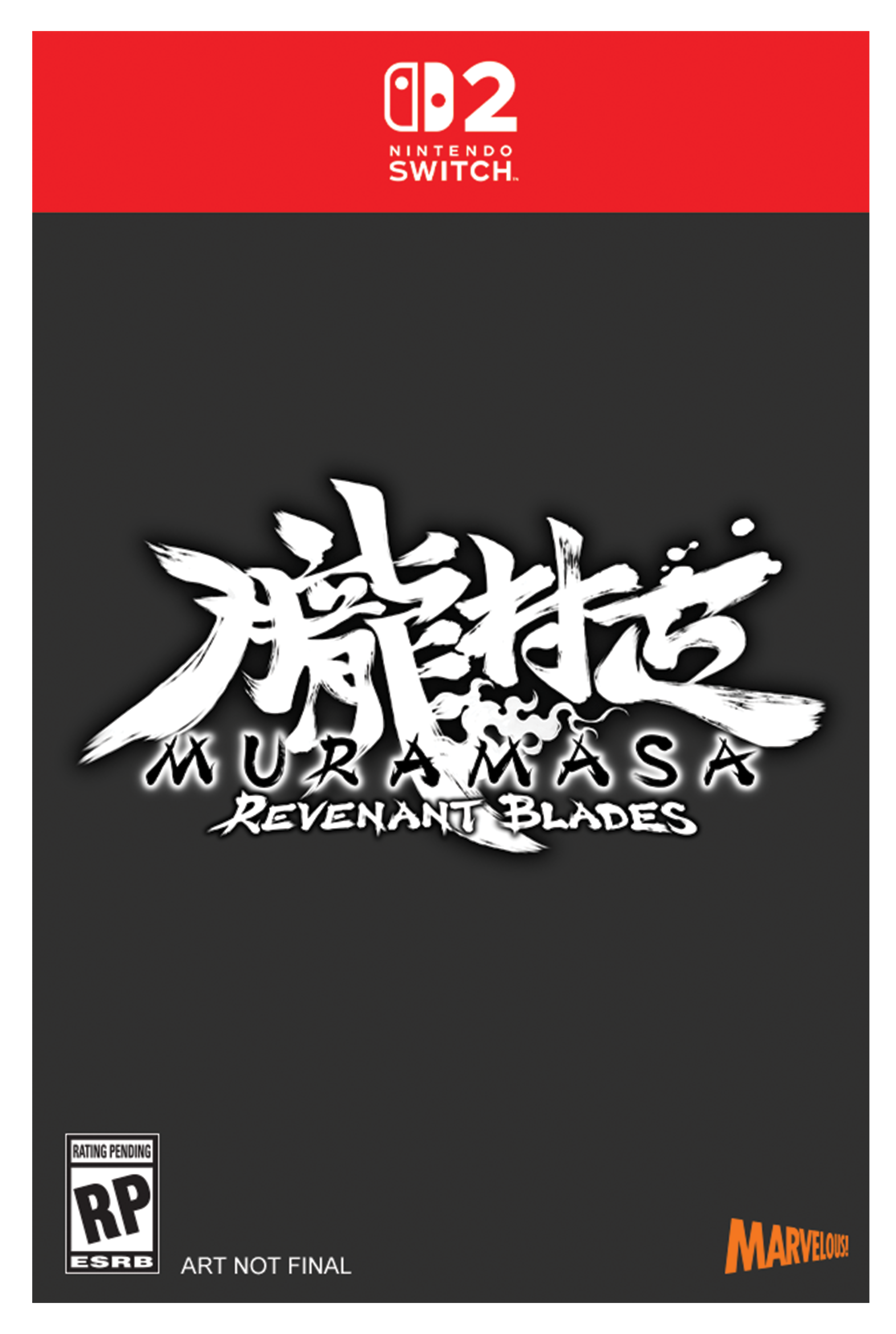 92 NINTENDO SWITCH MURAMASA REVENANT BLADES RATING PENDING RP ESRB ART NOT FINAL MARVELOUS - RP (Rating Pending)