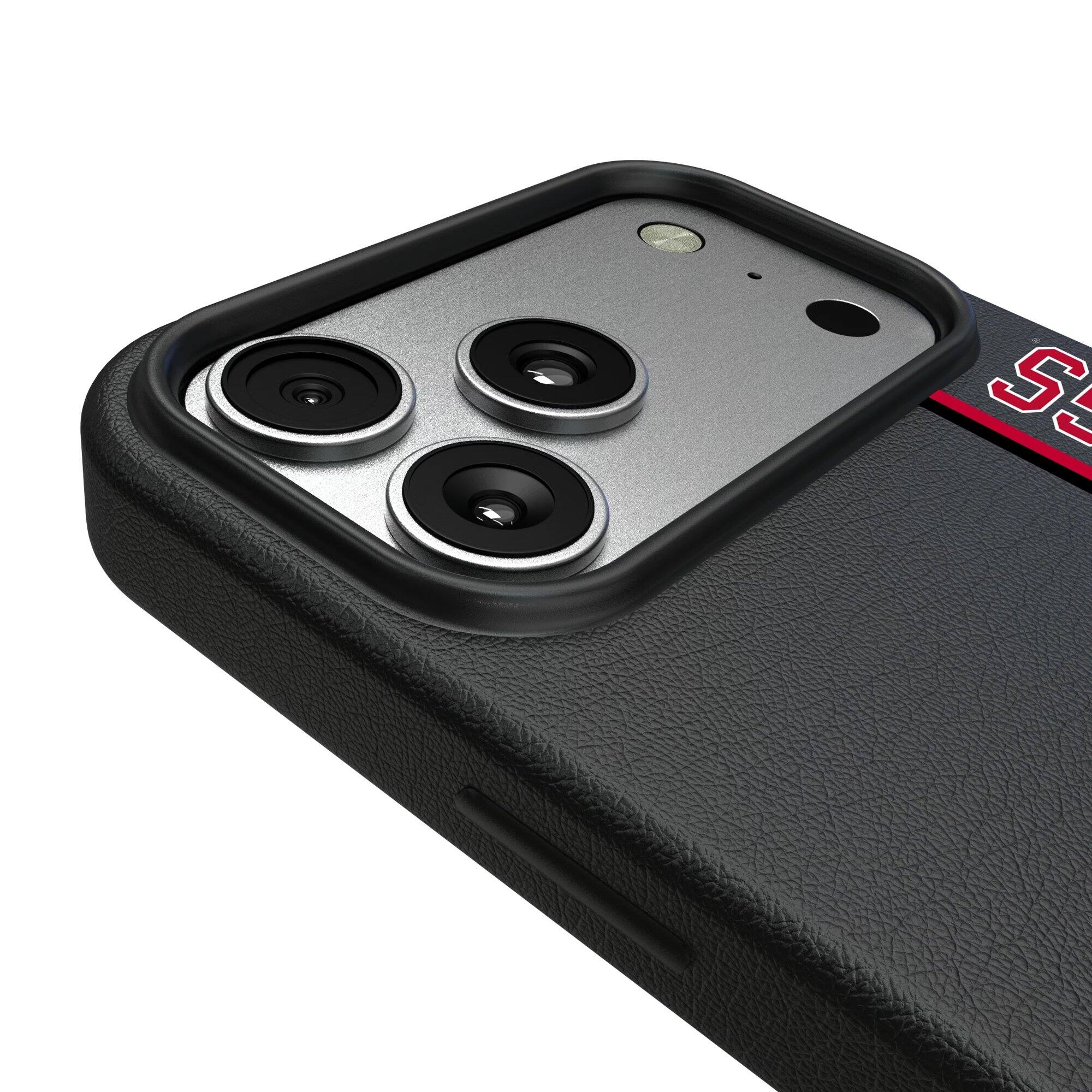 Alt View 2. Keyscaper - Georgia Bulldogs iPhone Magnetic Bump Case - 15 - Black.