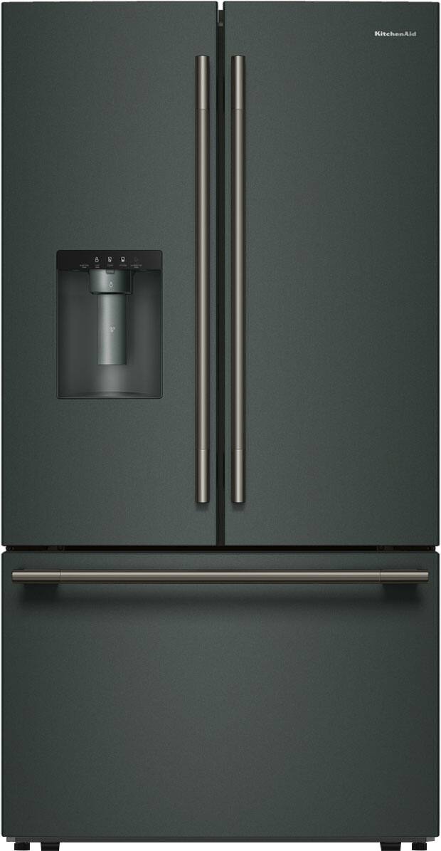 Alt View 16. KitchenAid - 36 in. Wide 30 cu. ft. French Door Refrigerator with Exterior Water and Ice - Juniper.