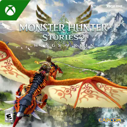 XBOX ONE
MONSTER HUNTER STORIES 2
WINGS of RUIN
EVERYONE 10+
ESRB
CAPCOM - E10+ (Everyone 10+)