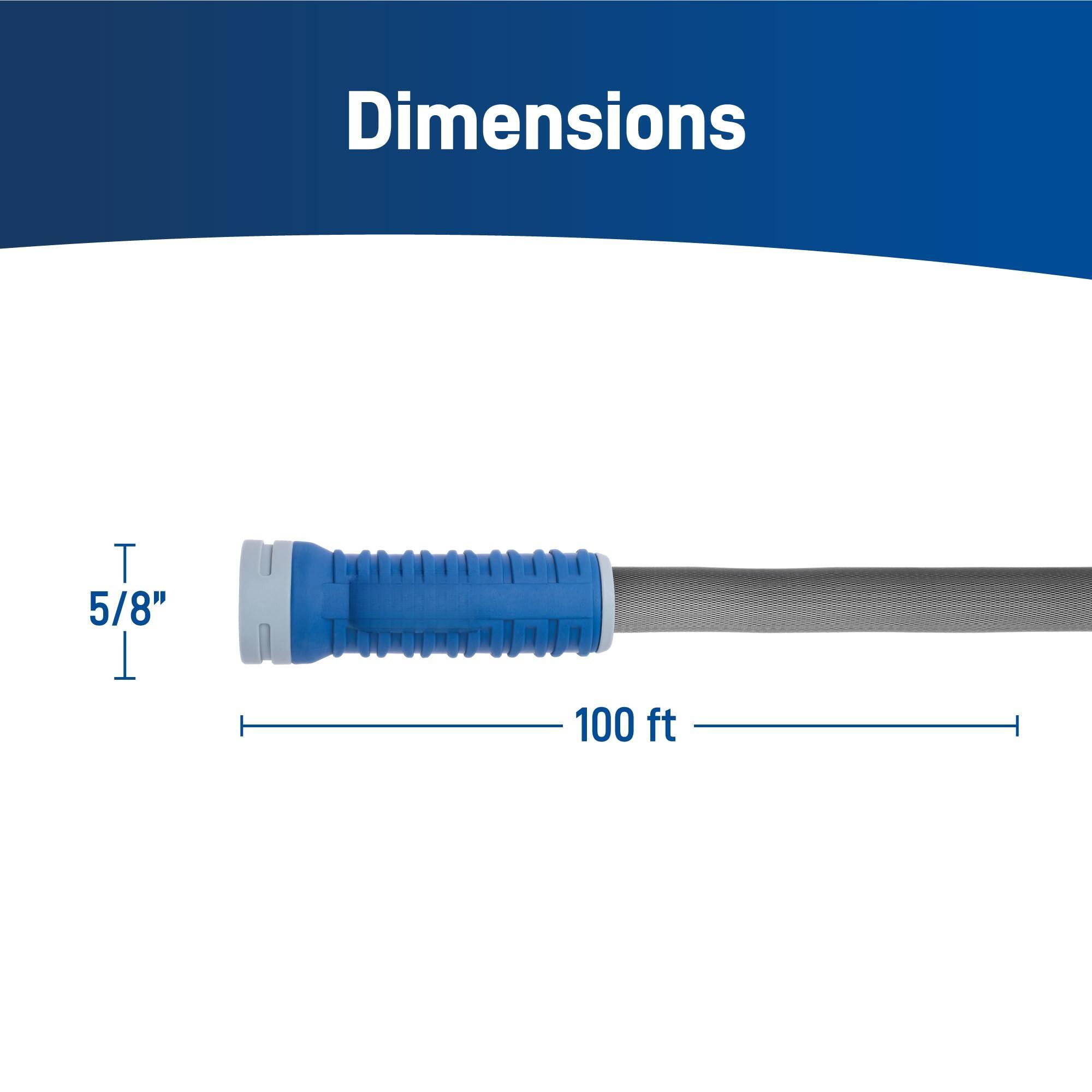 Dimensions  
T 5/8"  
100 ft