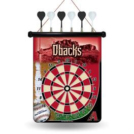 Rico Industries - Arizona Baseball Dbacks Diamondbacks Magnetic Dart Board - Multi